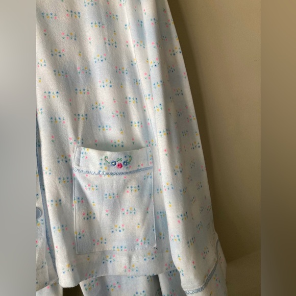 Vintage Moondance Blue & White Pajama Set L NWT - Picture 5 of 9